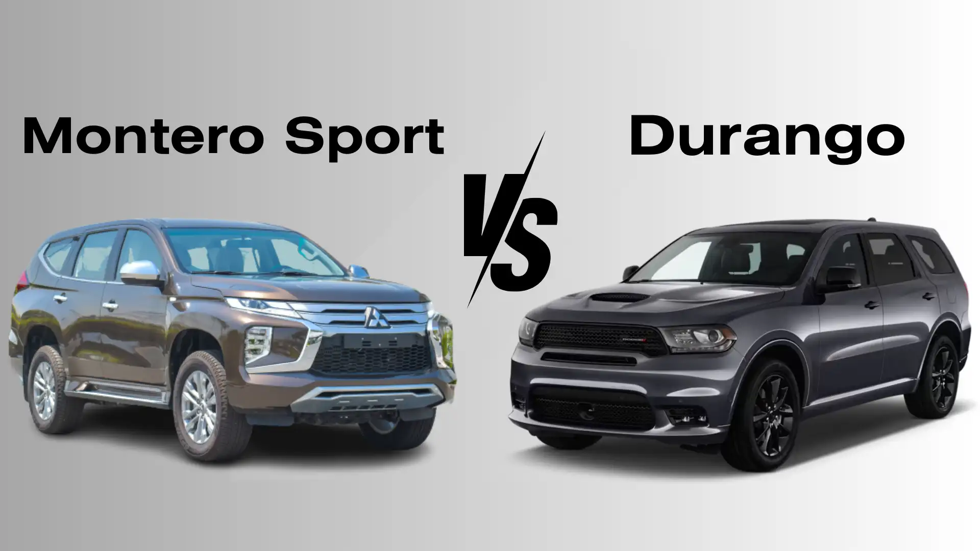 Mitsubishi Montero vs Dodge Durango: Which is the Better SUV?